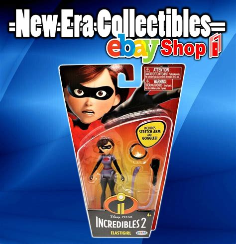 Disney Pixar Incredibles 2 Elastigirl W Stretch Arm And Goggles Figure