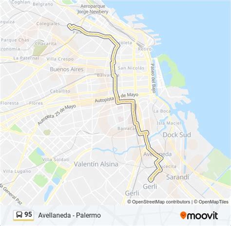 Ruta Horarios Paradas Y Mapas Avellaneda Palermo X Pza Hot Sex