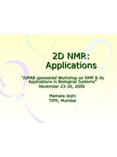 2D NMR: Assignments & Applications / 2d-nmr-assignments-amp ...