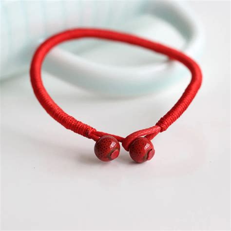 Charm Bracelets Women Lucky Bracelet Beads Red String Ceramic Bracelet ...