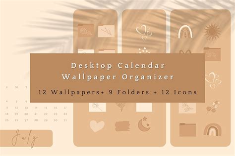 Desktop Calendar Wallpaper Organizer