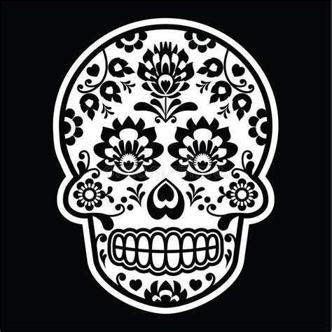 Cr Neo Mexicano Del Az Car Iconos De Dia De Los Muertos Fijados