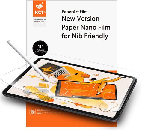 Kct Pack Paperfeel Screen Protector Compatible With Ipad Pro Inch