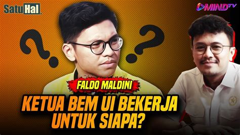 Faldo Maldini ULTIMATUM BEM UI KE JOKOWI GIMMICK TANPA SUBSTANSI L