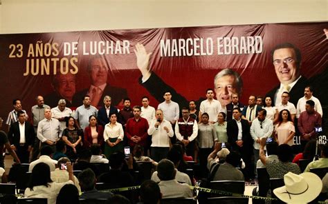 Morelos Cierran Filas Por Marcelo Ebrard Como Candidato De Morena Por