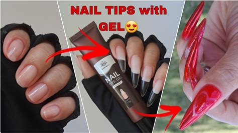 How To Apply Nail Tips With Born Pretty Milky White Nail Tips Gel