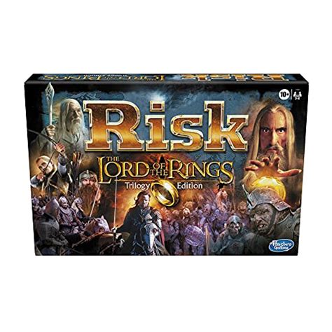 Risk The Lord Of The Rings Trilogy Edition Strategy Board Game For Ages 10 And Up For 2 4