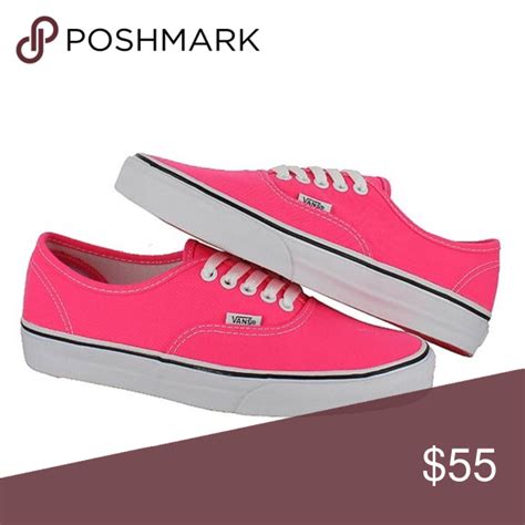 🎀neon Pink Vans 🎀 Neon Pink Vans Pink Vans Vans