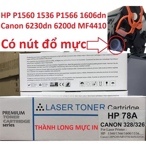 Hộp Mực 78a Canon 6200d 6230dn 6230dw Mf4410 4570 4580dn 4780w Crg 326 328 Hp P1560 P1566 P1606