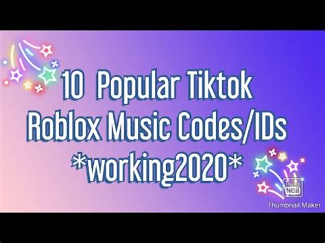 10 Popular Tiktok Roblox Music Codes IDs Working 2020 YouTube