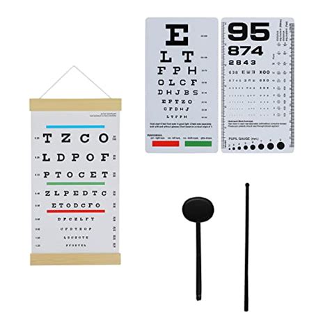 Bundle Of 1pc Snellen Eye Charts For Eye Exams 10 Feet And 2pcs Pocket