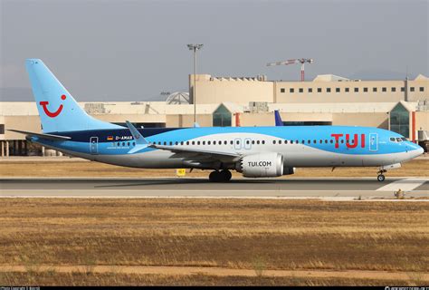 D AMAB TUIfly Boeing 737 8 MAX Photo by BjörnD ID 1474409