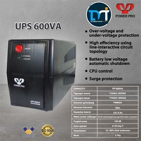 Jual Ups Power Pro Va Resmi Jakarta Pusat Duta Mandiri Infokom