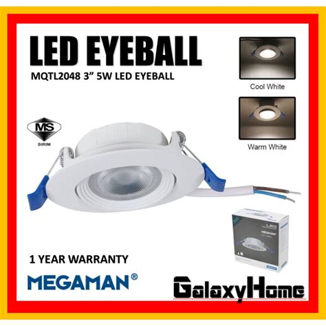 SIRIM MEGAMAN LED Eyeball Downlight 5W 7W Super Bright Energy Saving