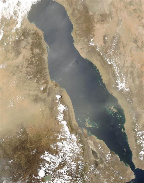 Nasa Visible Earth Dust Storms Over The Red Sea