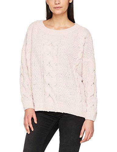 New Look Chenille Cable Maglione Donna Avorio Nude 72 40 Sudaderas