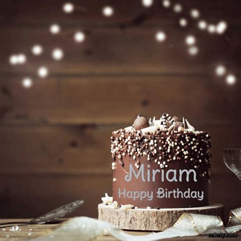 🎂 Happy Birthday Miriam Cakes 🍰 Instant Free Download