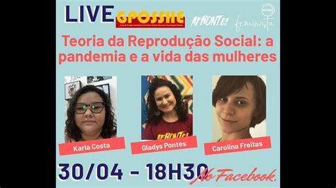 A Teoria da Reprodução Social a pandemia e a vida das mulheres YouTube