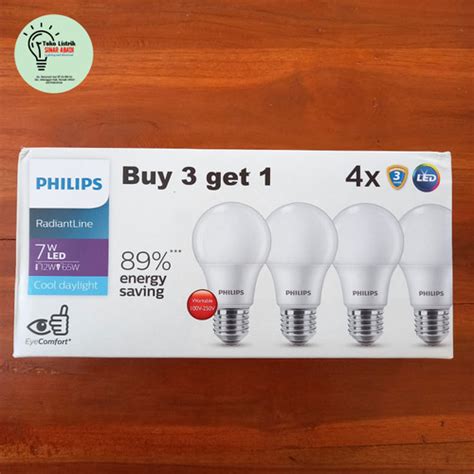 Jual Paket Lampu Led Philips Watt W Radiantline Beli Gratis