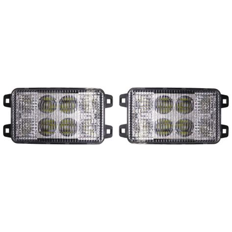 John Deere 3032E Tractor CREE LED Hi Lo Beam Grille Light Set 3200