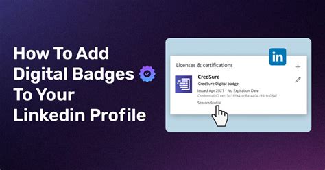 How To Add Digital Badges To Your Linkedin Profile Credsure