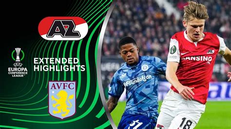 Az Alkmaar Vs Aston Villa Extended Highlights Uecl Group Stage Md