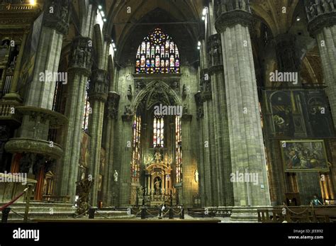 Interior of milan cathedral hi-res stock photography and images - Alamy