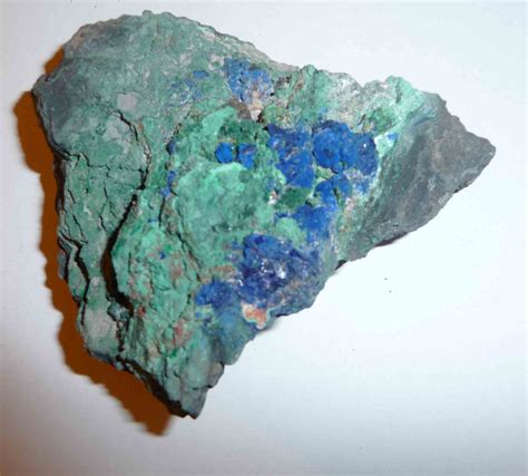 Pierre Brute D Azurite Malachite Gr