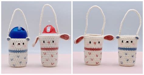 Crochet Water Bottle Holder - Crochet Kingdom