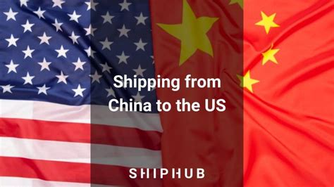 Shipping From China To The US Means Of Transport