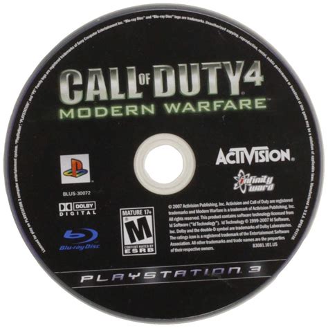 Call Of Duty 4 Modern Warfare Greatest Hits Activision