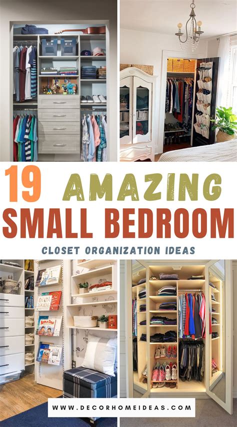 19 Ingenious Ways To Maximize Your Small Bedroom Closet Space