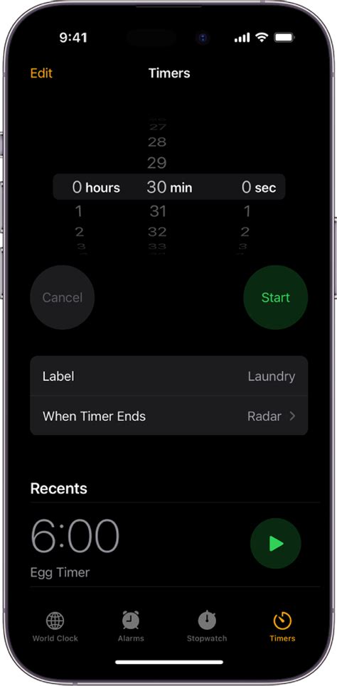 Use Multiple Timers In Clock On Iphone Apple Support Ca