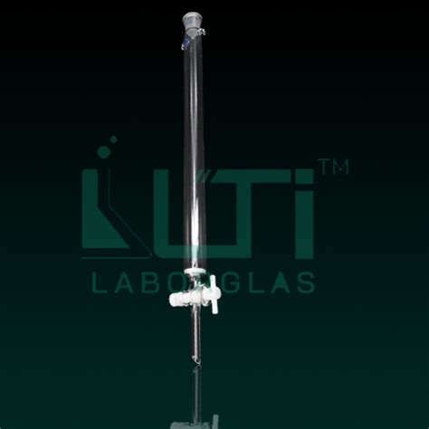 Chromatography Column With Joint Fritted Disc And Ptfe Stopcock