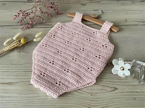 Haakpatroon Baby Romper Audrey Frisian Knitting