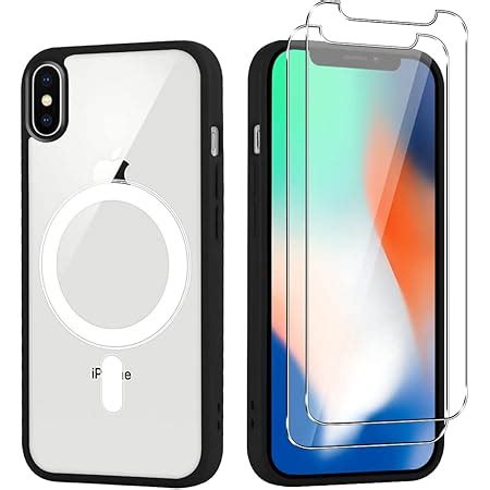 S Dawezo Coque magnétique pour iPhone X XS Compatible avec MagSafe