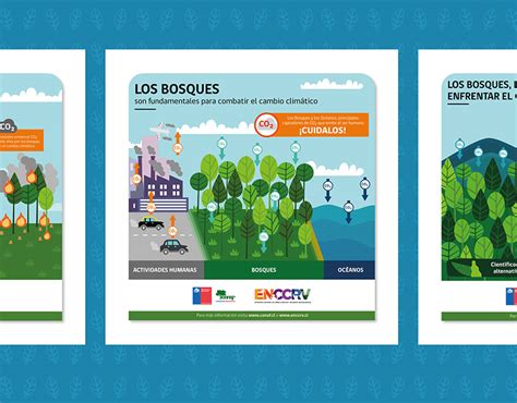 Infograf As Sobre Bosques Y Cambio Clim Tico Conaf Behance