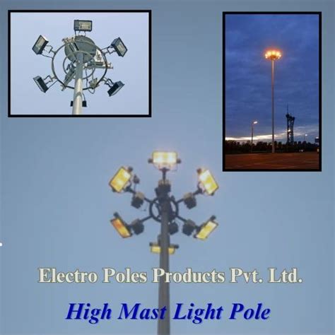 High Mast Light Pole Length 3 12 Meter M At Best Price In