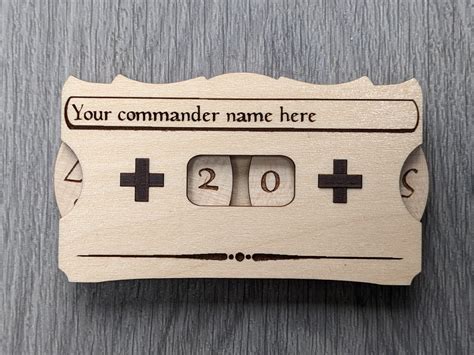 Mtg Life Counter Personalized Name — Chikaishop