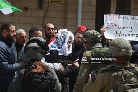 إصابة فلسطينيين بتفريق الجيش الإسرائيلي وقفة شمالي الضفة Anadolu Ajansı