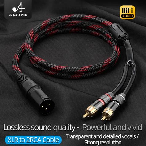 Cabo De Udio Profissional Para Microfone Alto Falante Hi Fi XLR Para