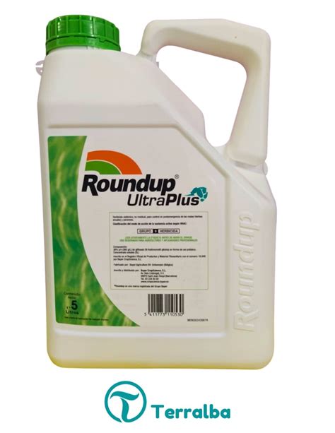 Herbicida Roundup Ultra Plus Glifosato Envase 5 Litros