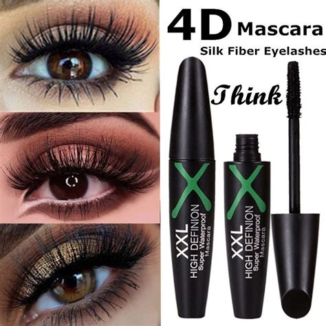 1 Pc 4D Zijde Vezels Wimpers Verlenging Mascara Waterproof Langdurige