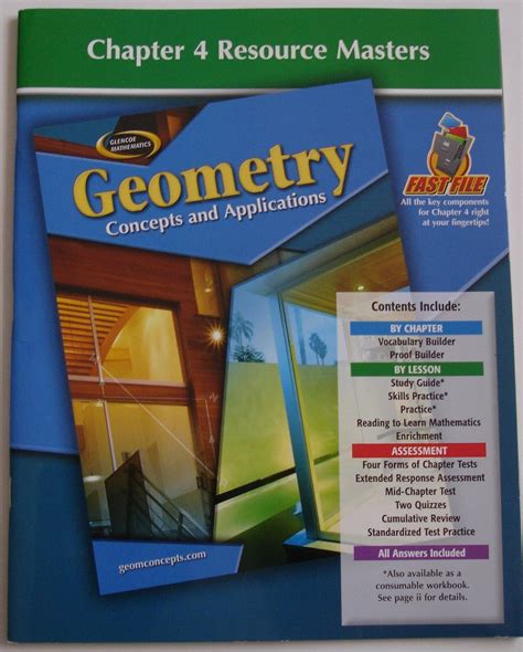 Chapter 4 Resource Masters For Geometry Concepts And Applications