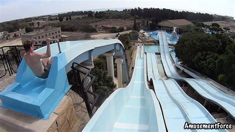 Aphrodite Waterpark in Paphos, Cyprus - rides, videos, pictures and review