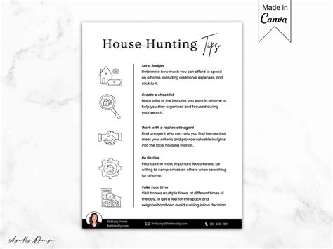 House Hunting Tips, House Hunting Checklist, Home Search Strategies ...