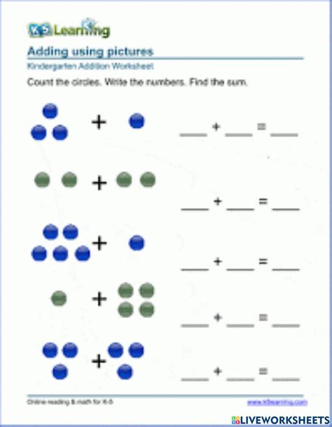 Math Grade1 Worksheet Live Worksheets