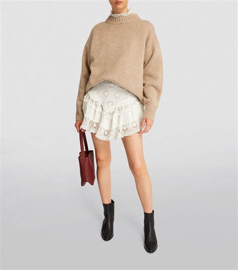 ISABEL MARANT Broderie Anglaise Daisy Diva Mini Skirt Harrods HK