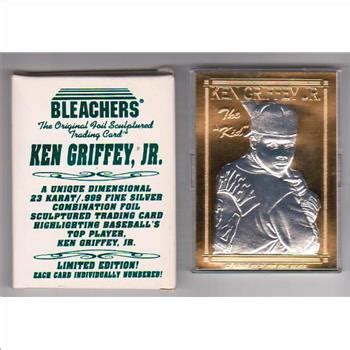 23kt Gold KEN GRIFFEY JR 1995 Bleachers 23 Karat Gold 999 Silver