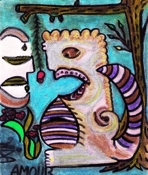 Monsters Love Life Too Painting By Lois Picasso